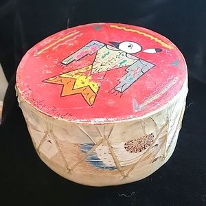 Original Drum Genuine Indian Made By Chief White Eagle